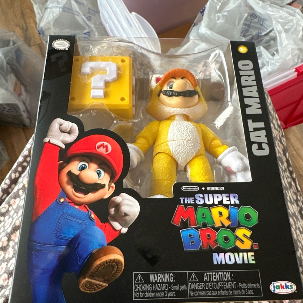 Cat Mario Action Figure - Yellow